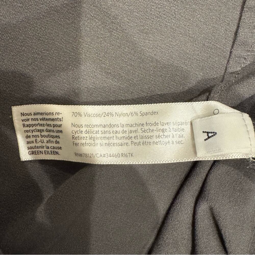 Eileen Fisher Woman Wide Leg Plus Size Gray Pull-On Crepe Pant Size 2X - Picture 9 of 10